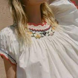 Doen embroidered top